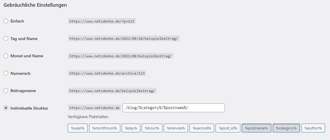 permalinks_einstellungen_wordpress