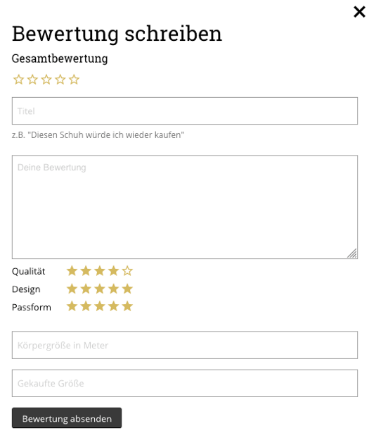 Bewertungssystem